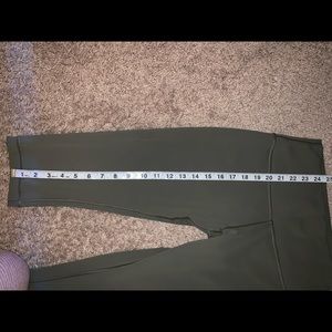Army Green Colored Lulu Lemon Leggings